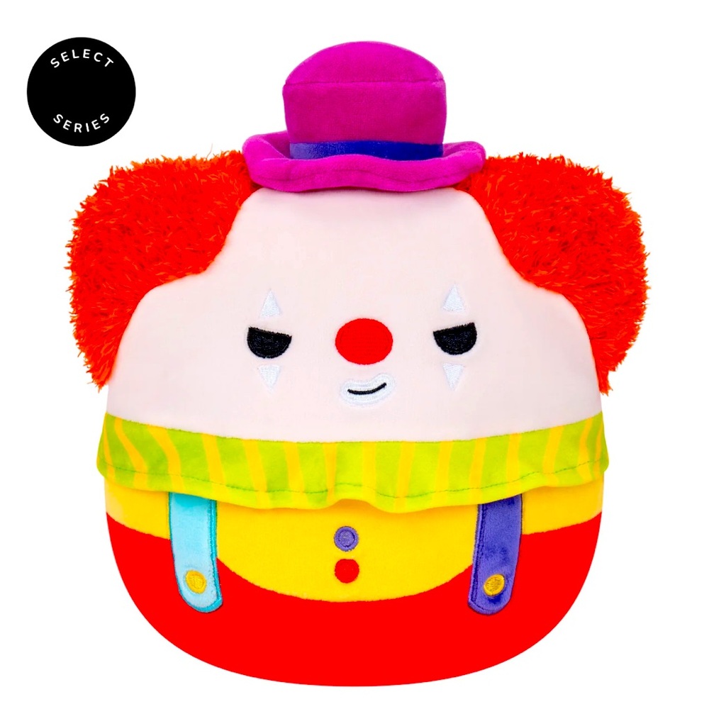 8” Bimbi The Clown With Mischievous Eyes NWT Squishmallows